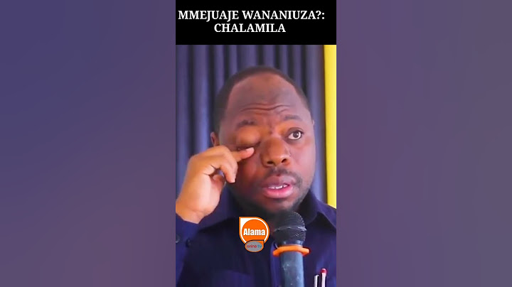TUNAJISEVIA WANAOJIUZA : CHALAMILA #news #viral #chalamila