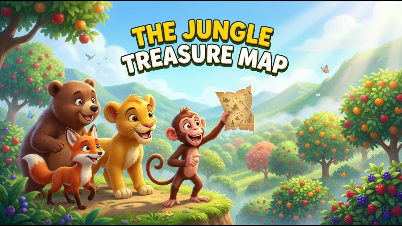 🗺️🌴 The Jungle Treasure Map | Adventure Treasure Hunt Story for Kids | Choco Banana