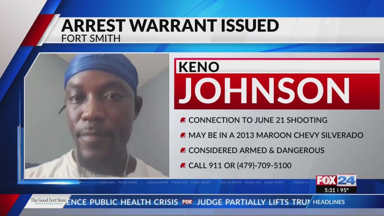 Pine Bluff man wanted in connection with Fort Smith shooting - YouTube