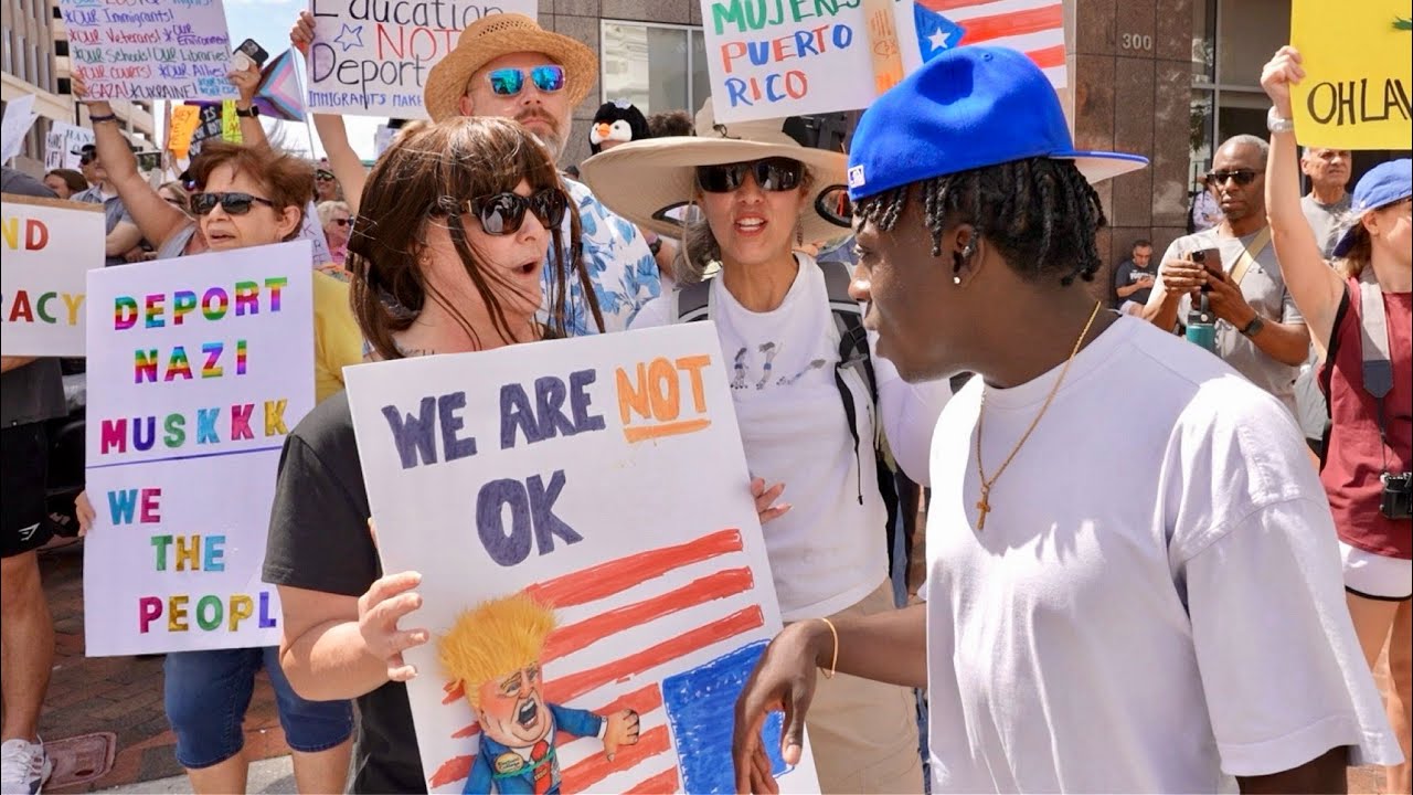 Trolling a Tesla Protest!