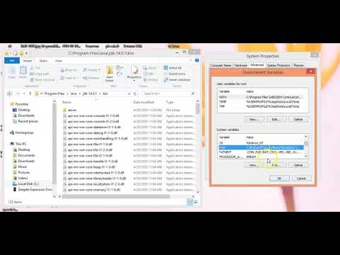 How to set the PATH environment variable for JDK (Windows 8.1)