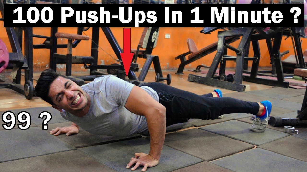 100 Push-Ups Challenge - Can I Do 100 Push Up ? (Home/Gym) - YouTube