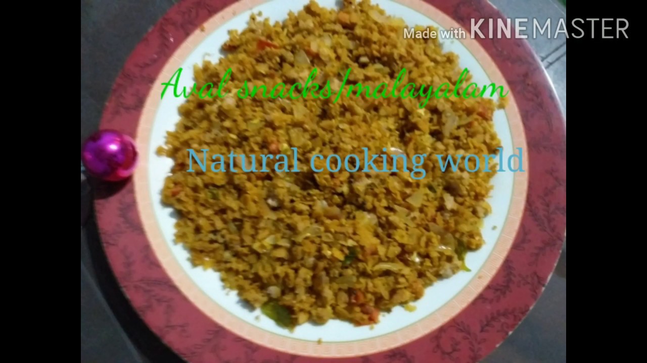 Aval Snacks Recipes In Tamil