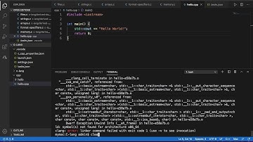 Undefined symbols for architecture x86 64 | Compiling CPP c++ programs in MAC or Linux