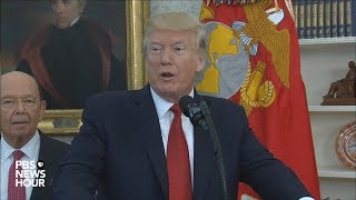 WATCH: President Trump congratulates minority business leaders at White House