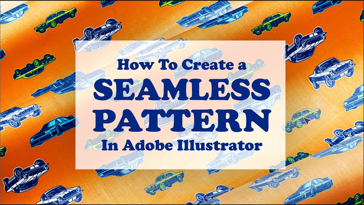 How to Create a SEAMLESS PATTERN in Adobe Illustrator - YouTube
