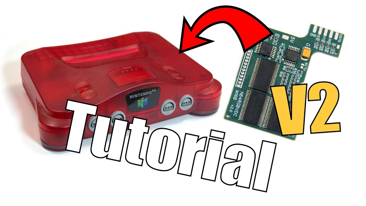 Instalación de N64RGBVDC v2, mod RGB para la Nintendo 64