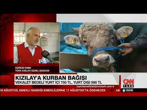 KIZILAY'A KURBAN BAĞIŞI