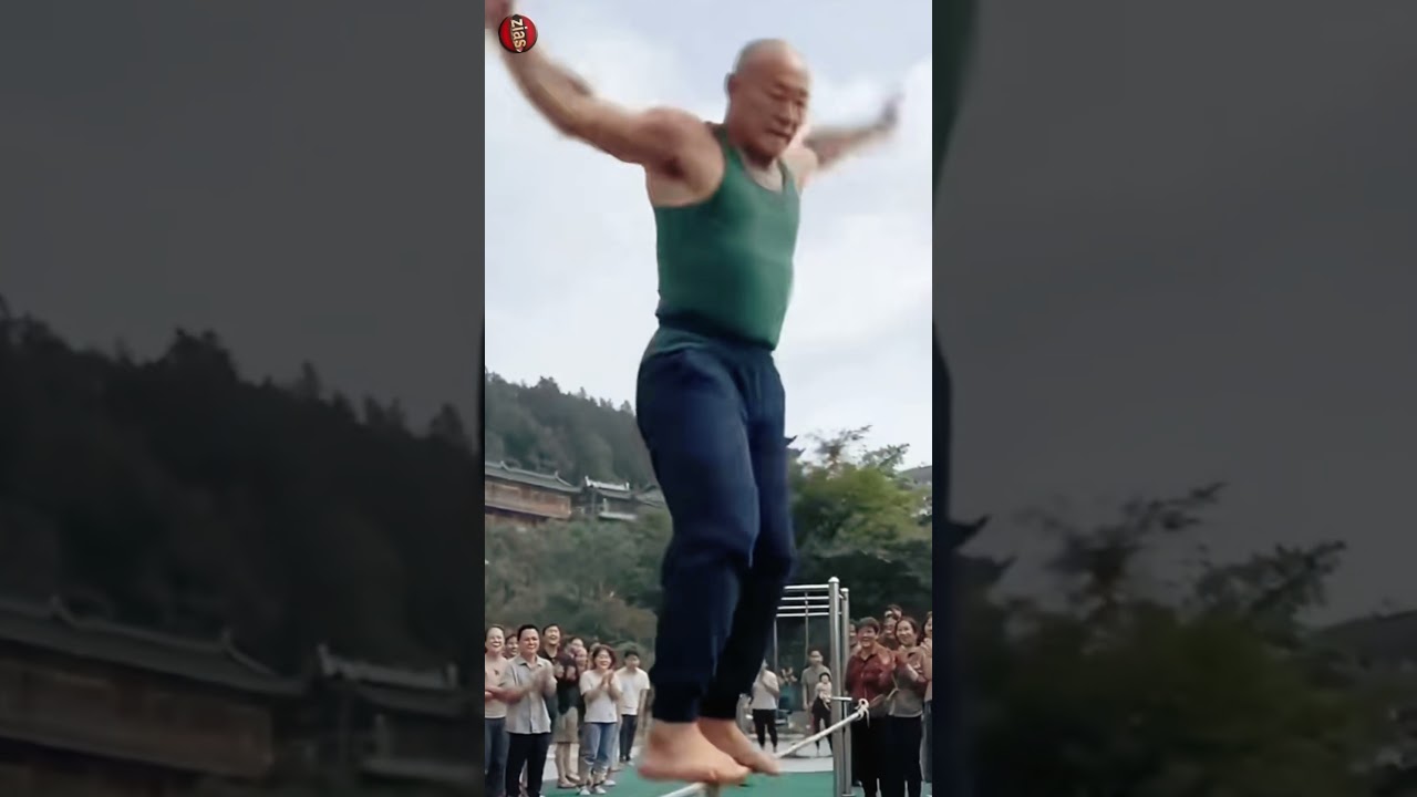 This Acrobat Defies Gravity With Moves Over | Stunt Viral #shorts #videos #viral