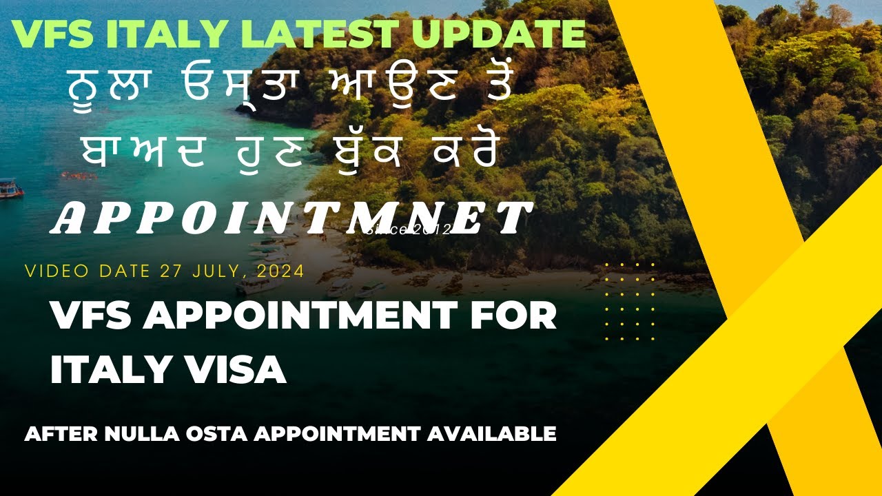 Italy VFS Appointment Open Now Italy 9 Month And 1 Year Paper Dates italy-vfs-appointment-open-now-italy-9-month-and-1-year-paper-dates