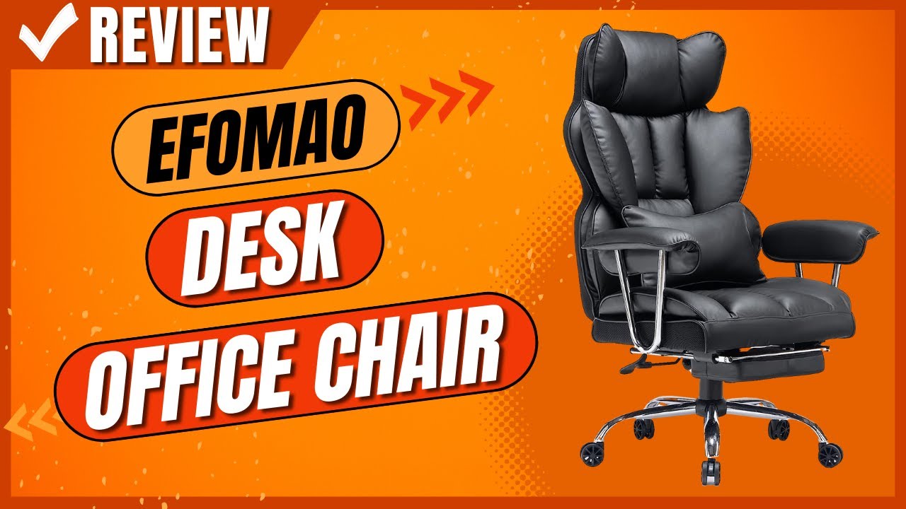 Efomao Desk Office Chair Review YouTube