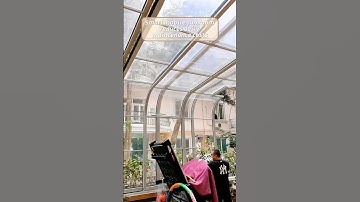 Smart mobile sun room, open and close as you like #sunroom #campping #customization #travel #art