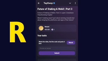 Future Of Staking & Web3 | Part 3 | Tapswap Code