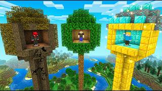 ZENGİN vs FAKİR: Ağaç Evi Kapışması (Minecraft) – Ferited