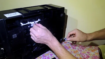 Como fazer a impressora puxar papel mais grosso?