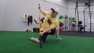 Hip and Groin Opener Mobility Flow - Stick Mobility Exercise