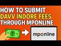 How to Submit DAVV fees 2025 | CUET UG and PG FEE submission process EXPLAINED in 2 minutes