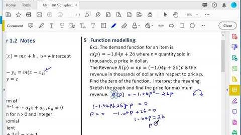 Openstax Calculus 1.2 part 2 Function modelling