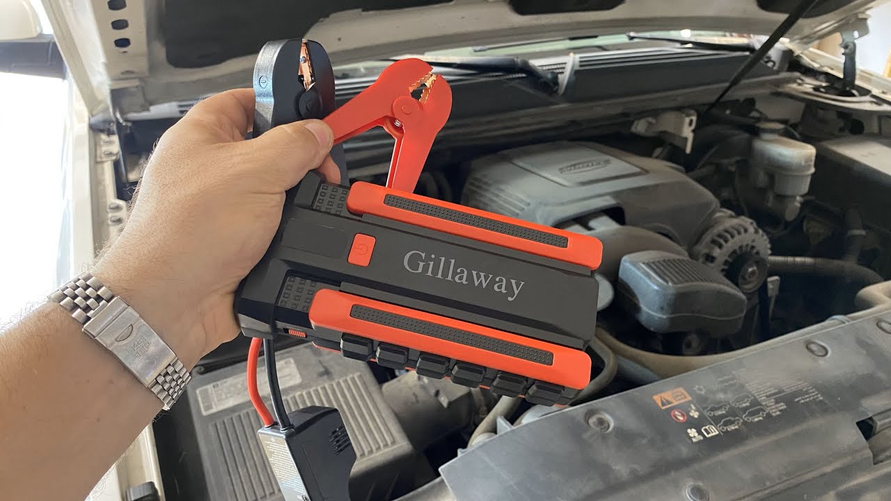 Gillaway 012 Jump Starter Battery Pack, 4000A Peak Car Battery