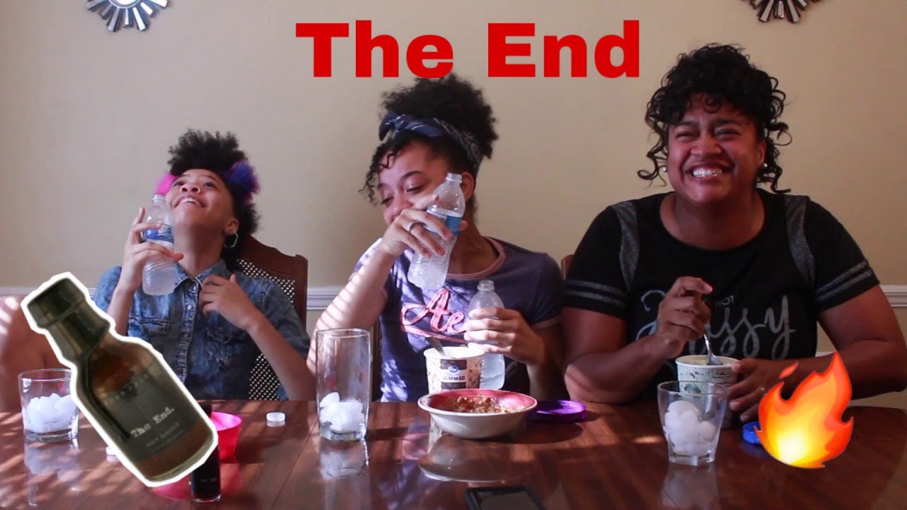 THE END HOT SAUCE CHALLENGE *I cried* YouTube