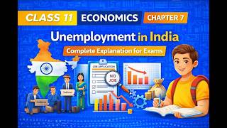 Unemployment in India | Class 11 Economics Chapter 7 | Complete Explanation