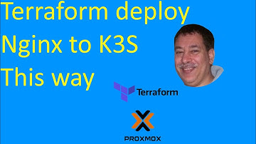 Use Terraform to Deploy Nginx into K3S Kubernetes in Proxmox