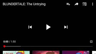 Reacting to Blundertale, The Untrying!!!