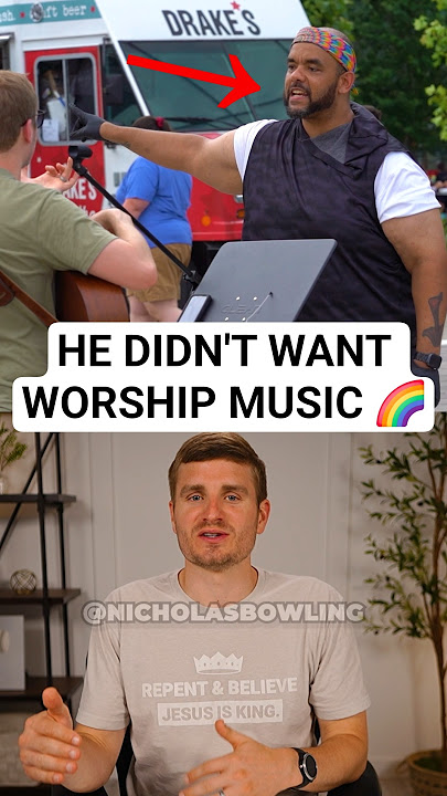 🌈Food Vendor FLIPS Over Worship Music