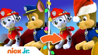 Spot the Difference #5 Holiday Edition  w/ PAW Patrol, Peppa Pig & Bubble Guppies! | Nick Jr.