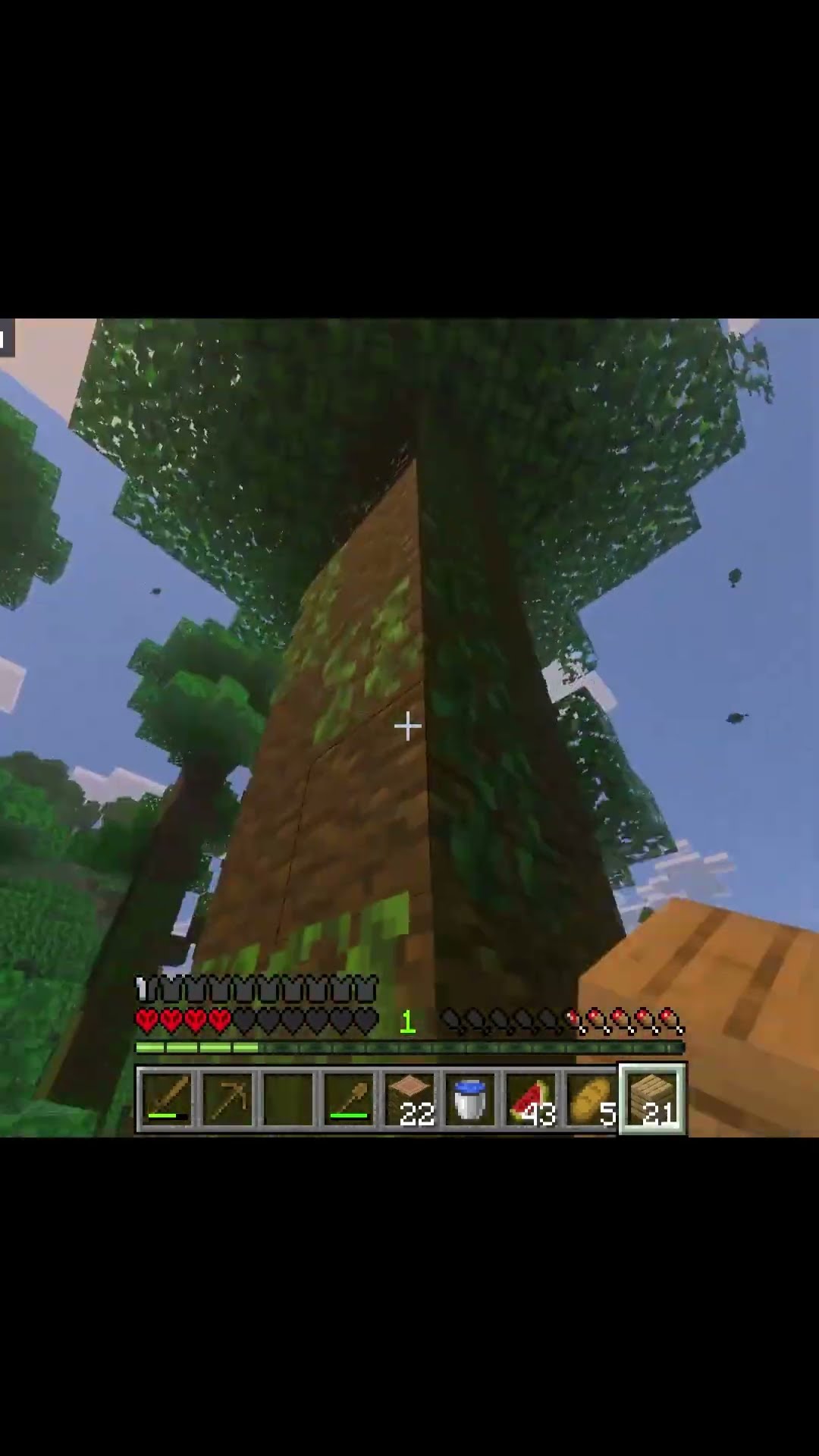 Thumbnail for I Built A Tree House In Hardcore Minecraft #minecraft #anotherbrickinthewall #gaming