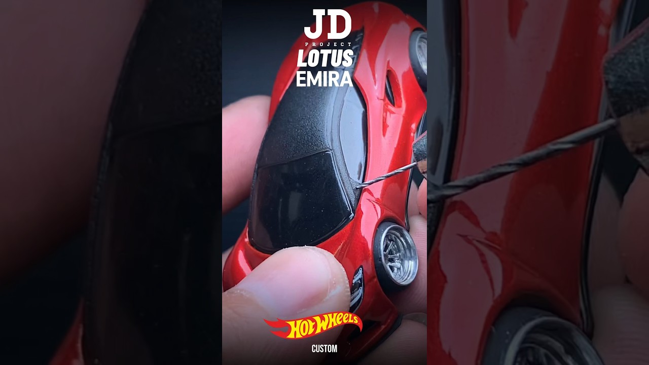 Swap wheels Lotus Emira Hotwheels