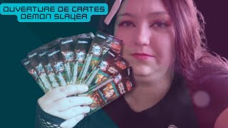 Ouverture de cartes Demon Slayer avec Naoki