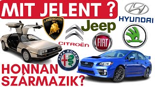 Download Lagu Mit jelent az AUTÓK neve és logója ? MP3 Download Lagu Mit jelent az AUTÓK neve és logója ? MP3