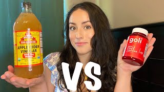 Apple Cider Vinegar VS Goli ACV Gummies Review