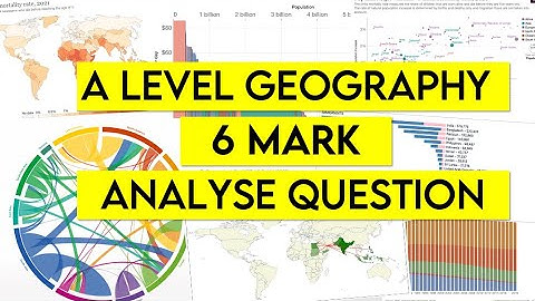 How to answer a 6 Mark Analyse question? | AQA A Level Geography Exam tips