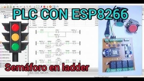 PLC CON ESP8266, Programación de semáforo