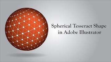 Spherical Tesseract Shape in Adobe Illustrator - For beginners