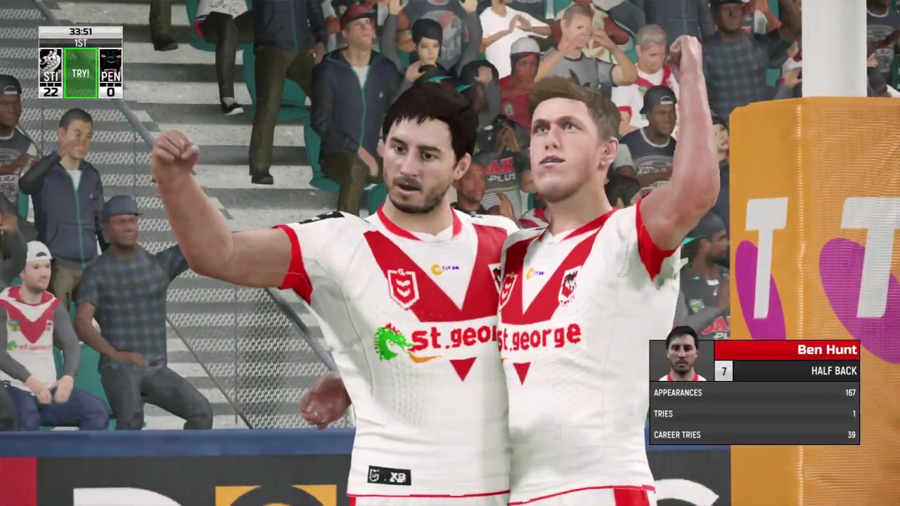 Rugby League Live 4 World Cup Edition St George Illawarra Dragons Vs Penrith Panthers