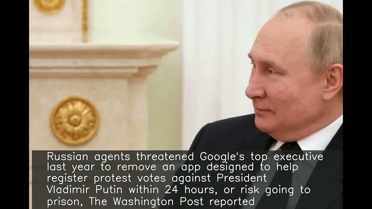 Russia threatened Google exec in 2021 to remove anti-Putin app in 24hrs: Report