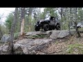 Jeep tj crawling on the quin trail calabogie