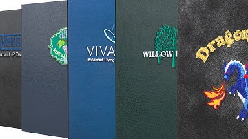 Casebound Menu Cover Customization