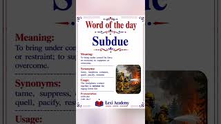 Word of the Day || #english #vocabulary #wordoftheday #englishlanguage #education #languagelearning