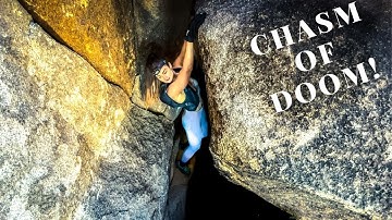 Climbing the Chasm of Doom: Joshua Tree