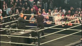 Roman Reigns, Seth Rollins & Cm Punk entrances & contract signing- Smackdown London, O2 Arena