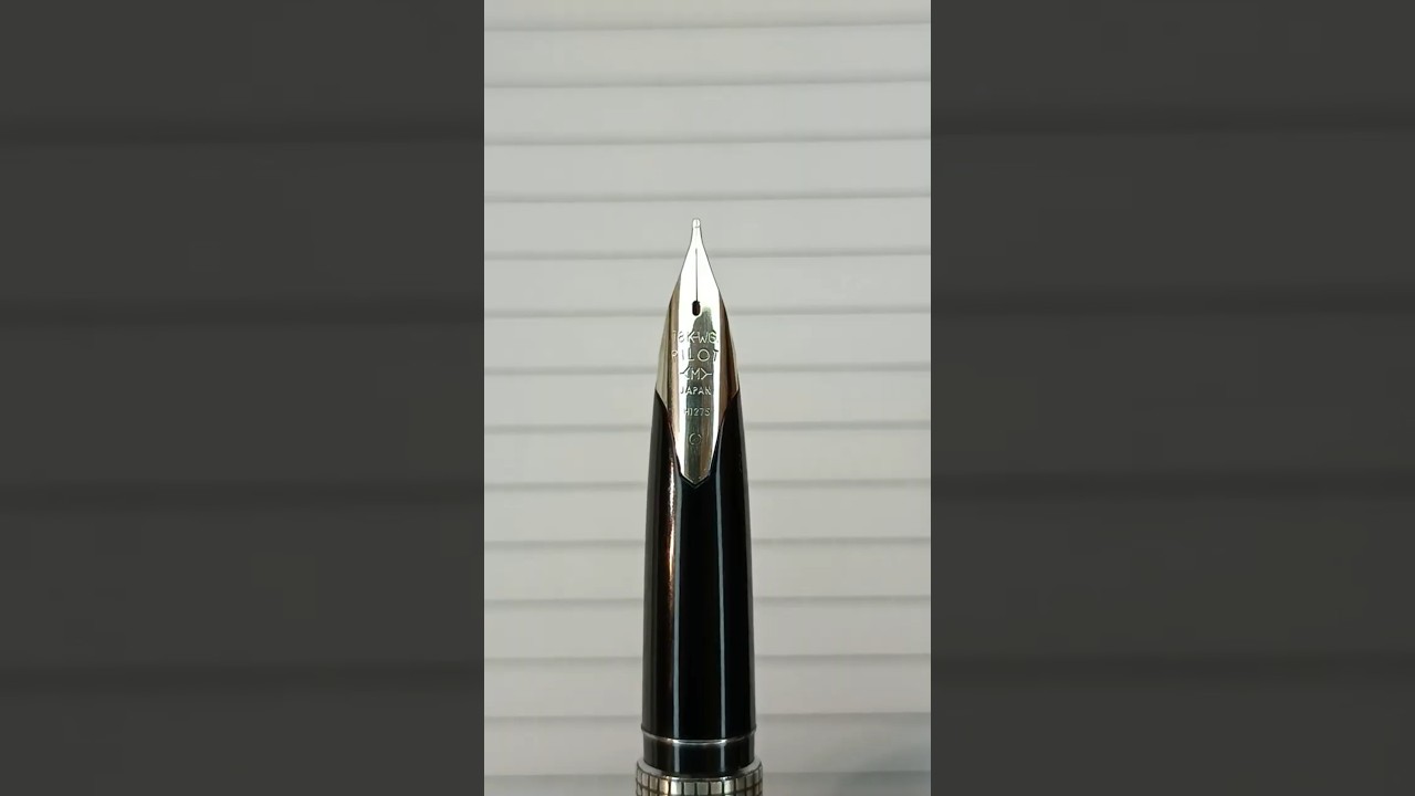 Pilot Custom Sterling Silver fountain pen - YouTube