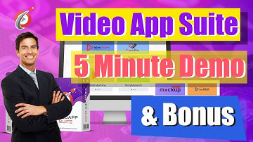 5 Minute Demo of Paul Ponna Video App Suite - Plus Bonus
