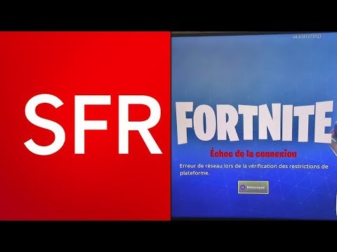 RÉGLER LE PROBLÈME DE CONNEXION SFR FORTNITE PS4