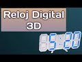 El Mejor Reloj Digital Tipo 3D Para Tu Hogar