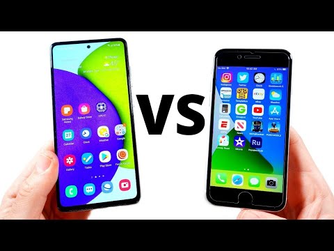 Samsung Galaxy A52 vs iPhone SE!