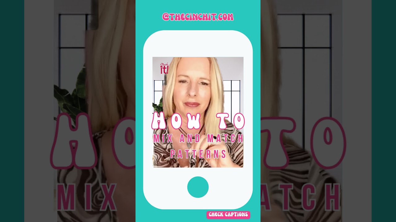 How to Mix and Match Patterns | Fashion Tips by The Cinch It!